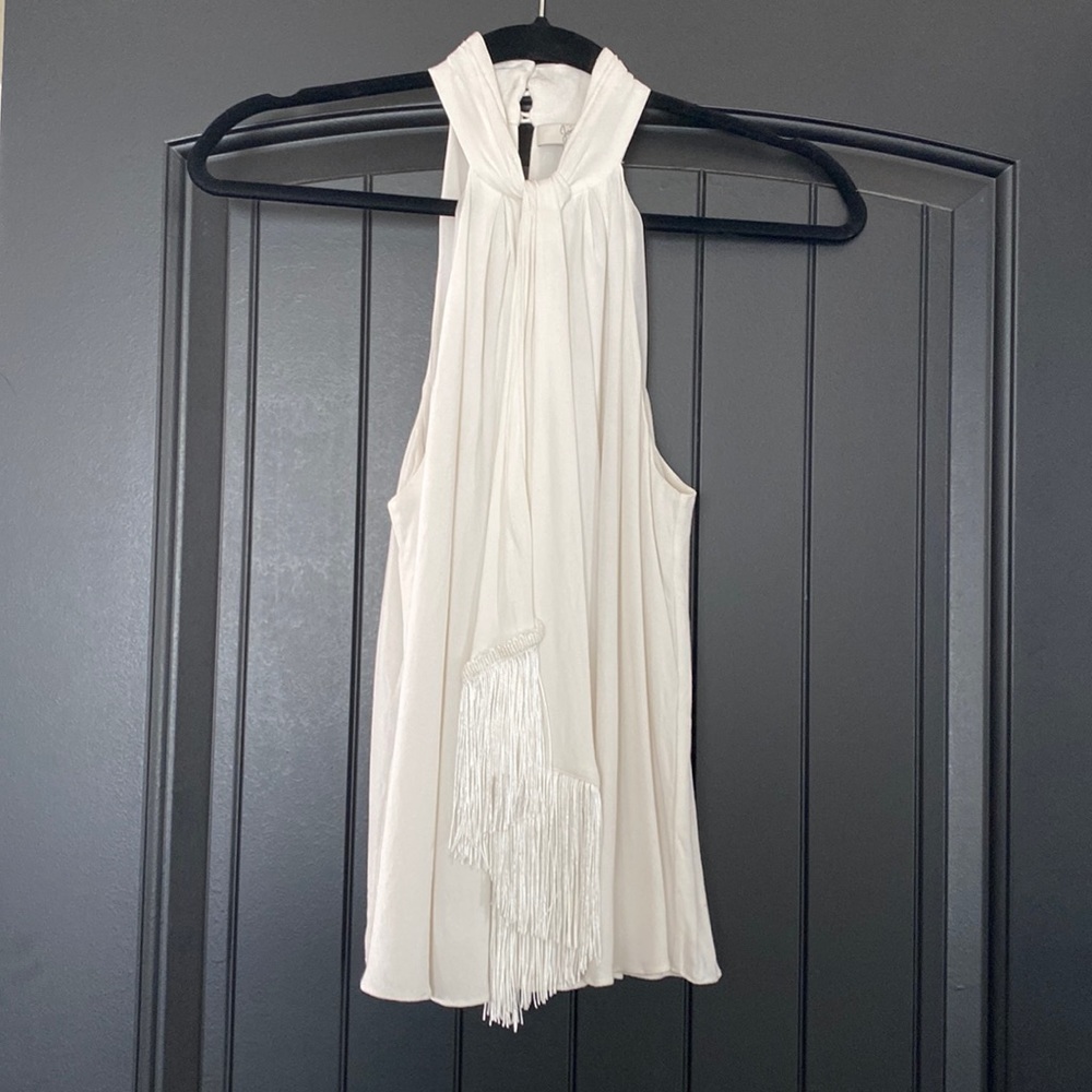 Joie fringe blouse